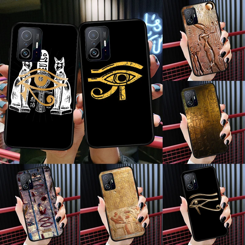 

Egyptian Hieroglyphics Symbols Case For Xiaomi POCO X7 Pro X3 X5 X6 F3 F5 F6 M6 Pro 11T 12T 13T 14T Pro 13 14 Ultra Cover