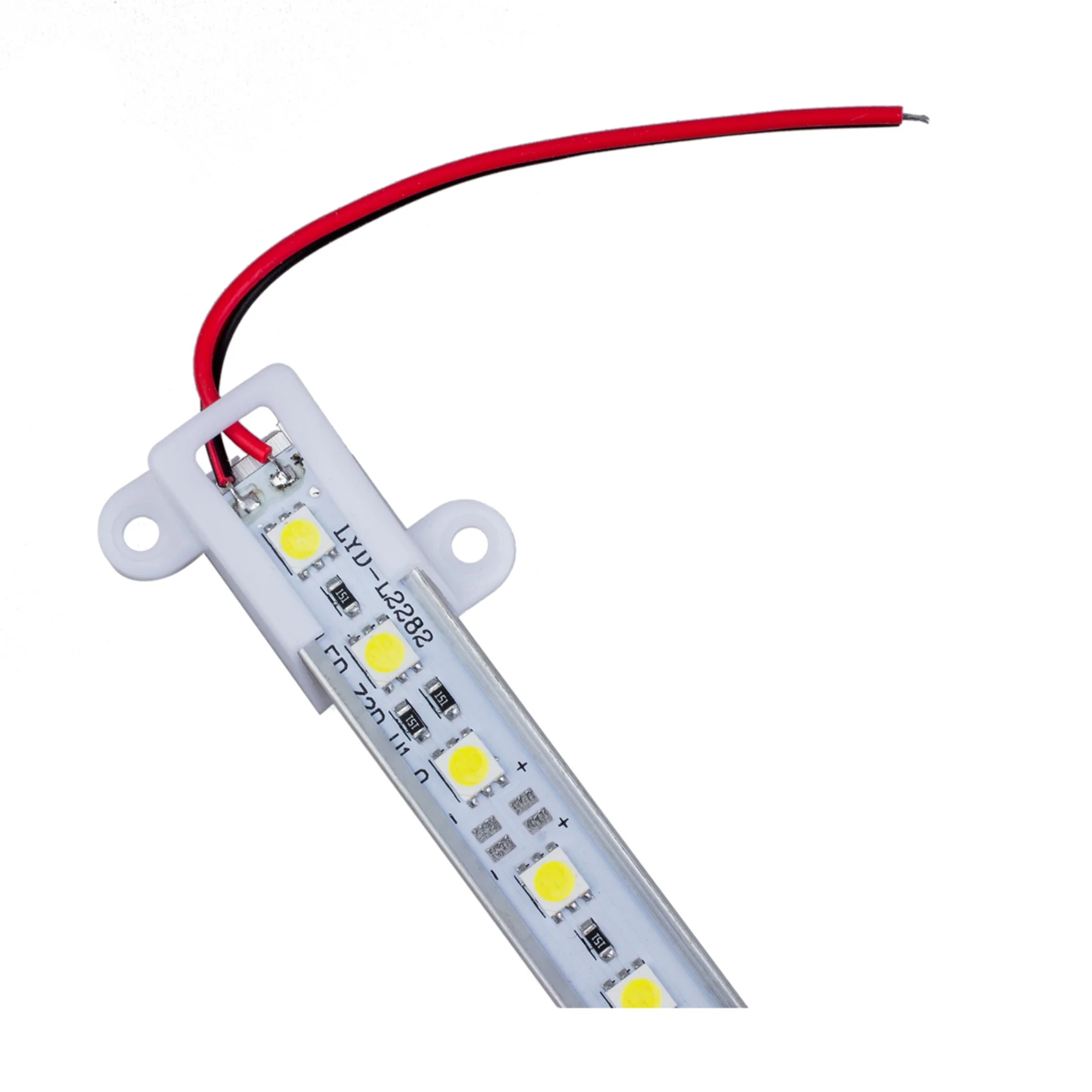 

A04G-5Pcs 50CM 5050 SMD 36 LED Day White Aluminum Rigid Strip Bar Light Lamp