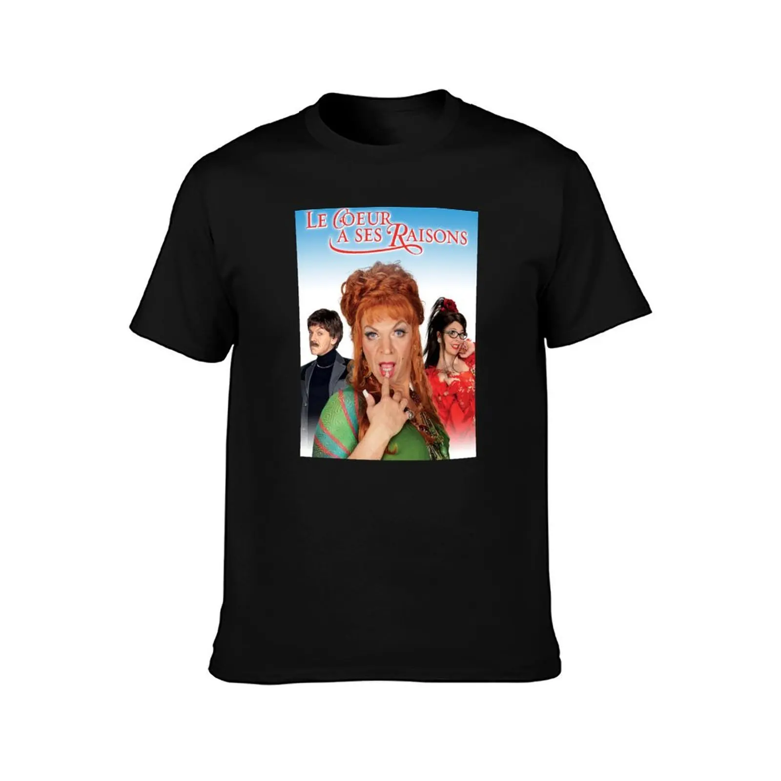 Le coeur à ses raisons T-Shirt Novelty Graphic Tee Shirt T-Shirt