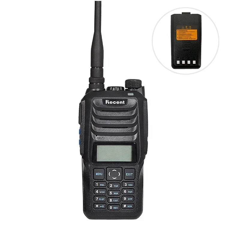 Intrinsecamente sicuro ATEX antideflagrante VHF UHF analogico Dual Band Walkie Talkie ricetrasmettitore portatile Radio bidirezionale portatile