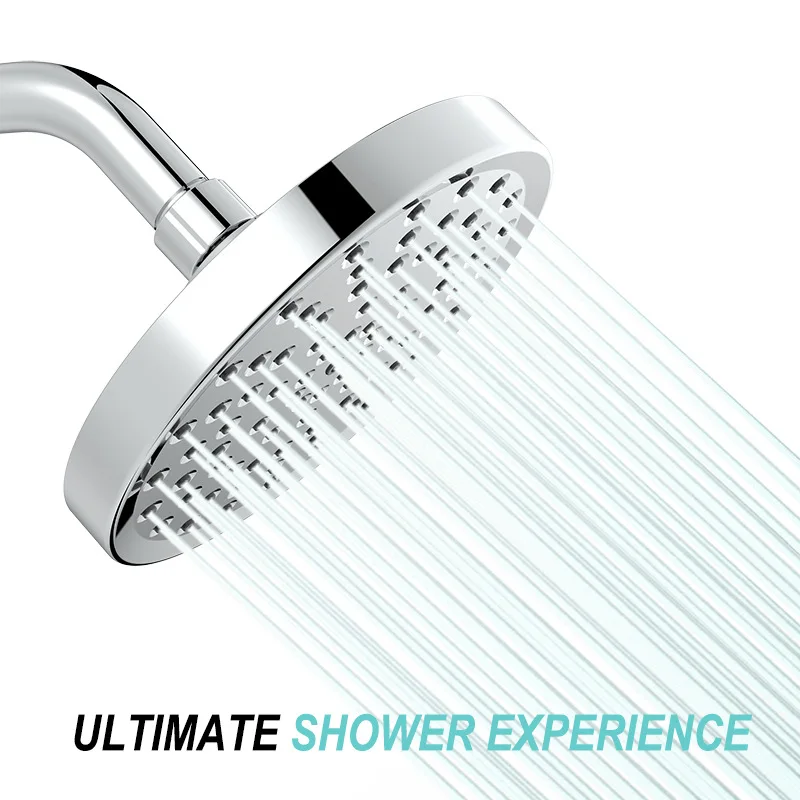 

American concealed shower head Amazon 6 inch single function electroplated shower head Foreign trade pressurized
