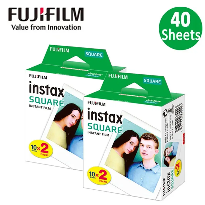 

Fujifilm Instax Square Film Photo Paper (10-100 Sheets) for Fujifilm Instax Square SQ1/6/10/20/Square Link Printer Instant Films