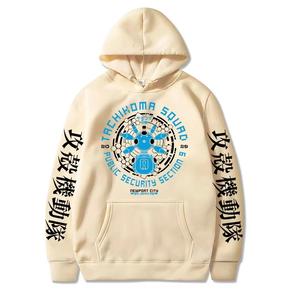 Ghost in The Shell Hoodies Clothing Fashion Casual Pullover Oversized Unisex Sports Graphic Retro Fashion high quality Couples