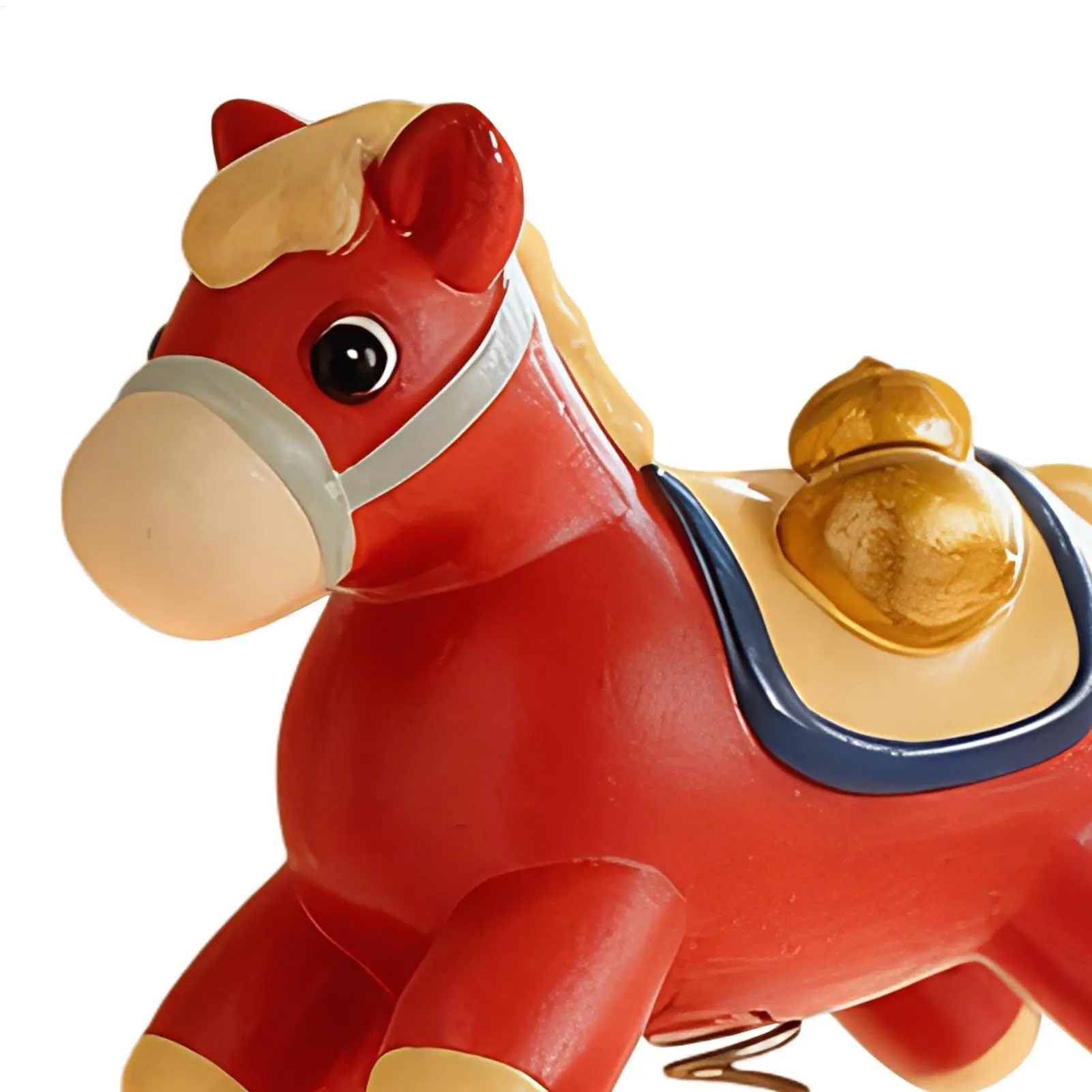 Vintage Rocking Horse Festive Collectible Desktop Statue Rocking Horse Home Decor For Friends Students Adults Men Women Home