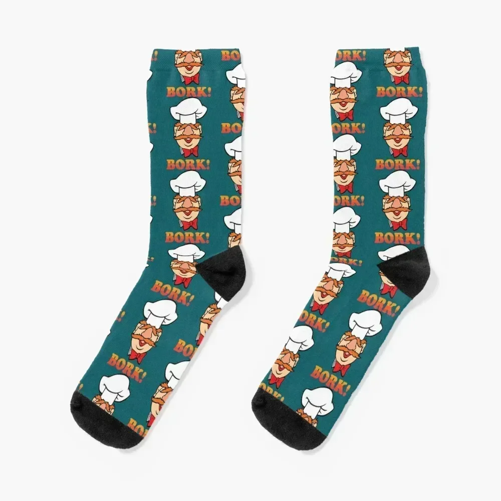 Swedish chef bork Socks compression hiphop custom new year Woman Socks Men's