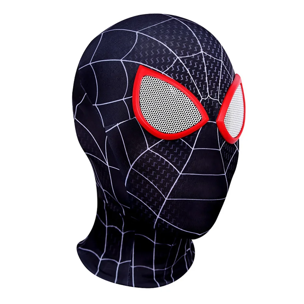 スーパーヒーロー映画 ハンサムなスパイダーマン グウェン ドレスアップ小道具 コスプレ フェイスマスク アメイジングスパイダーマン マイルズ ドレスアップ ヘッドセット 大人用マスク