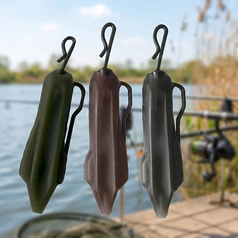 Karpfenangel-Zubehör: Matte Blei-Freigabeclips gegen Verheddern für Karpfenrigs – Detail 2