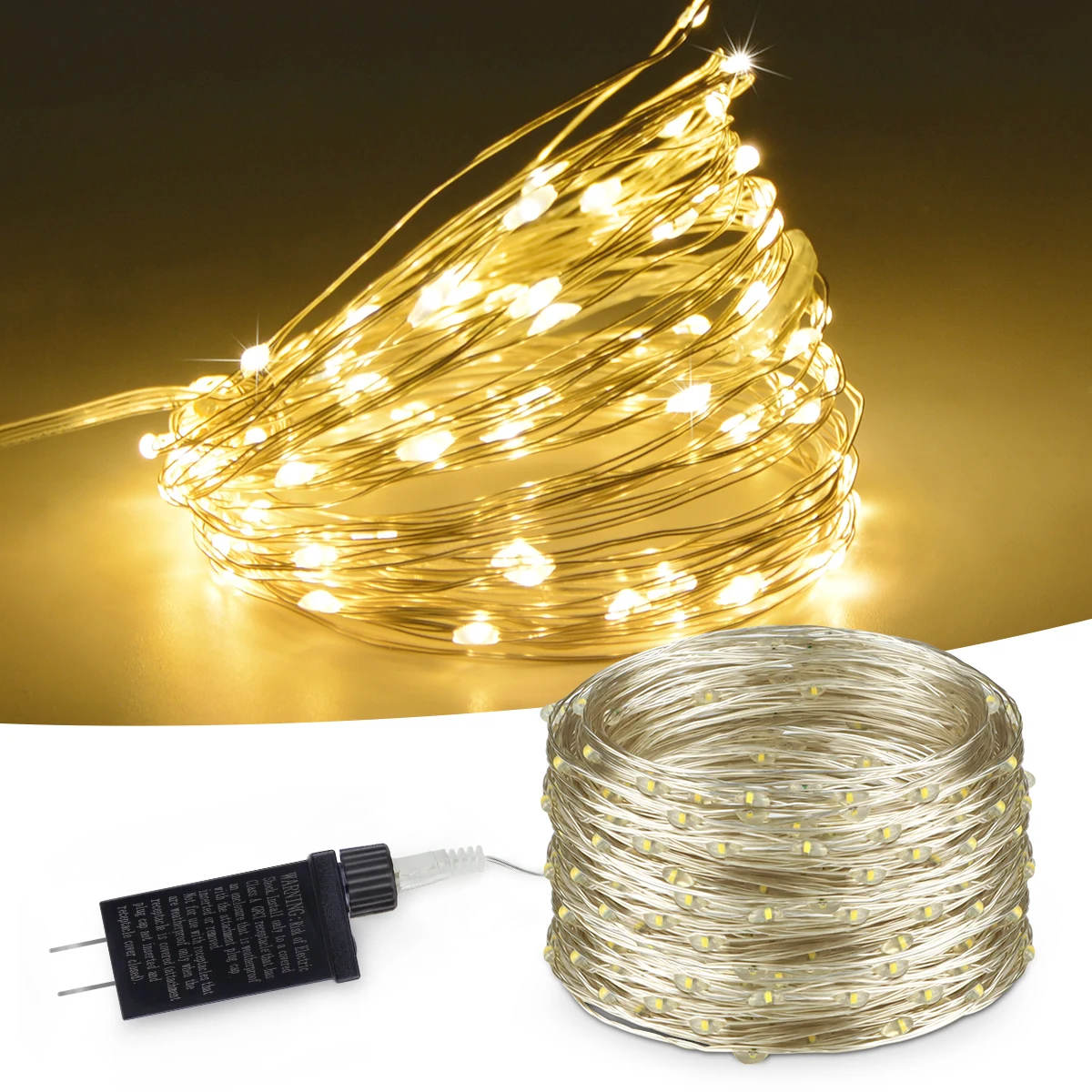 100M 1000LEDs Copper Wire Fairy String Lights Wateproof 220V 110V EU US Plug Outdoor Christmas Party Holiday Wedding Decoration