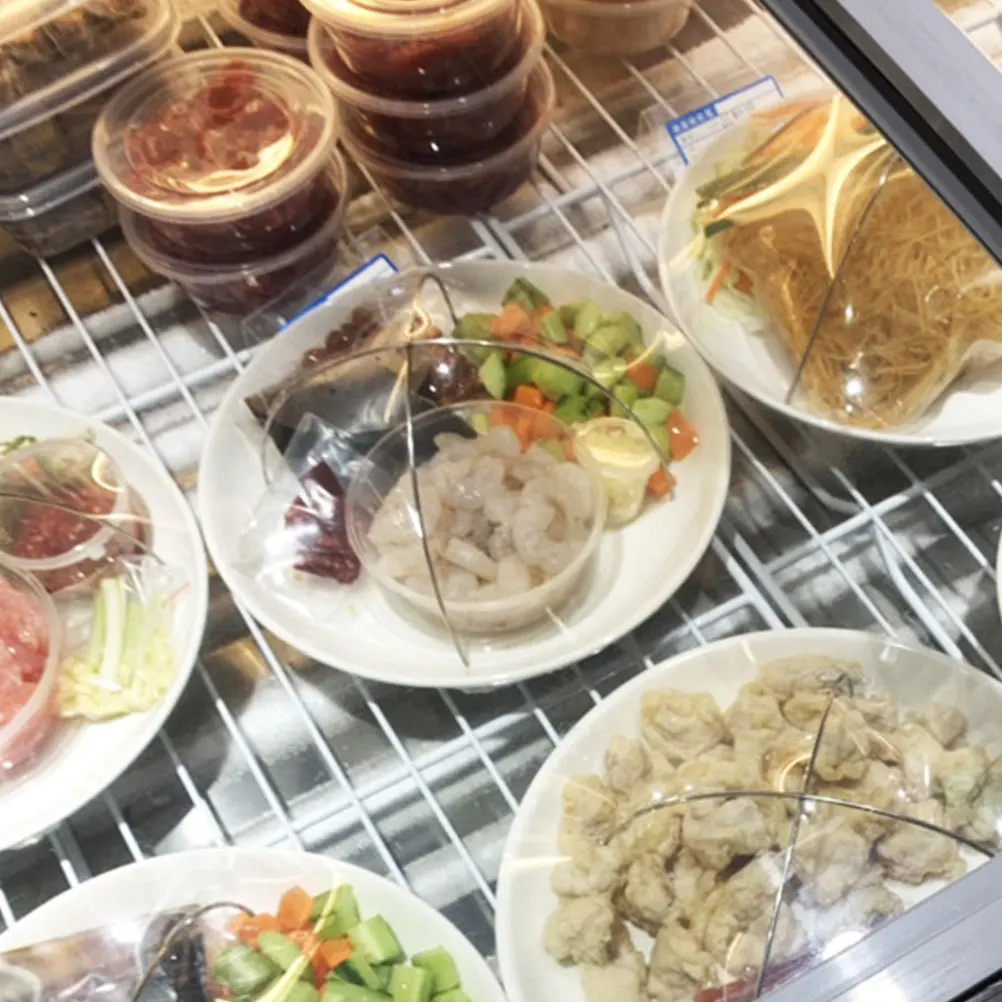 

5Pcs Stainless Steel Plastic Wrap Support Frame Cross Design Holder Film Bracket for Restaurant Hotel Kitchen Supplies