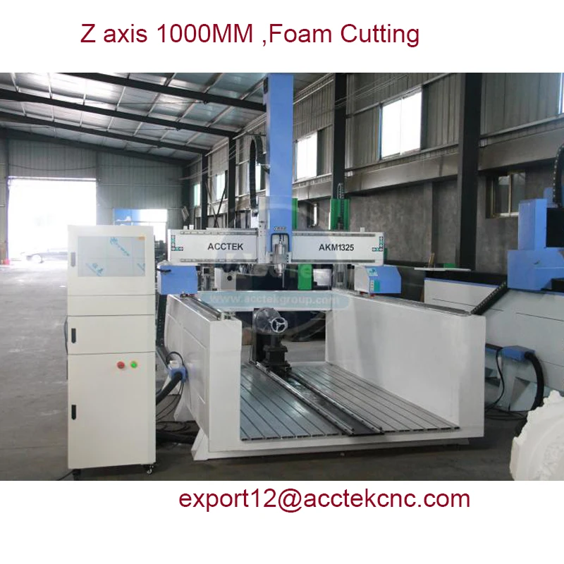 High Z Axis Cnc Router Machine 3d Engraving MDF Mold Making 3d Woodworking CNC Router Machine for EPS