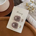 Light coffee-hairpin