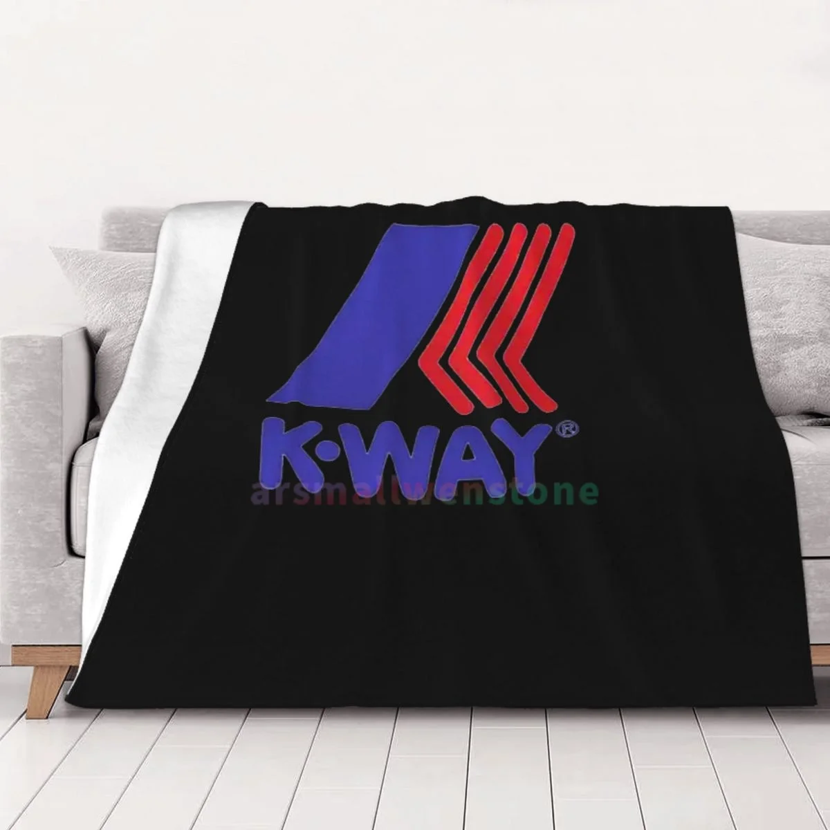 K-Way Flannel Fleece Blanket Soft Warm Lightweight Cozy Anti-Pilling Fuzzy Throw Blankets for Couch Bed Sofa Travel