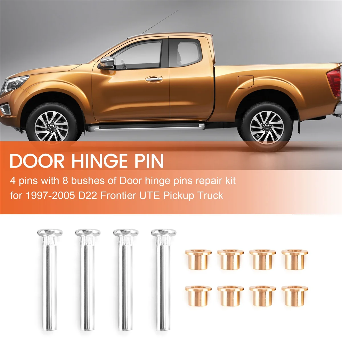 مسمار مفصل الباب وعدة جلبة ، أمامية لنيسان صوفي