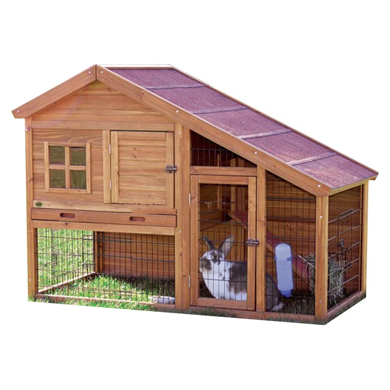 

Outdoor Indoor Cheap Wooden Commercial Animal Pet Rabbits Cage Breeding House Rabbit Hutch Cages