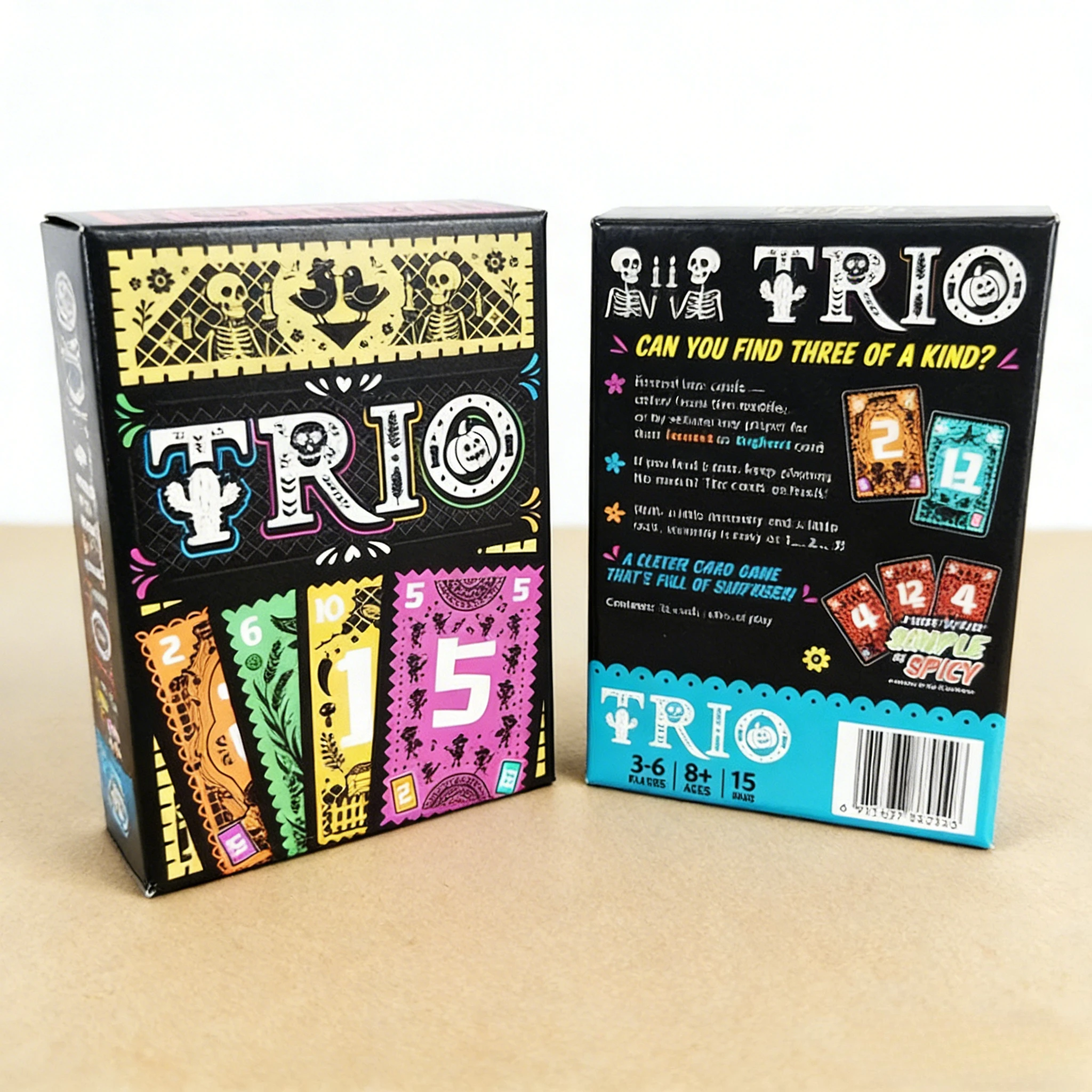 

Карточная игра TRIO Strategy, быстросъемная игра для вечеринок для семейных игр, друзей и пар, забавная настольная игра в подарок для всех