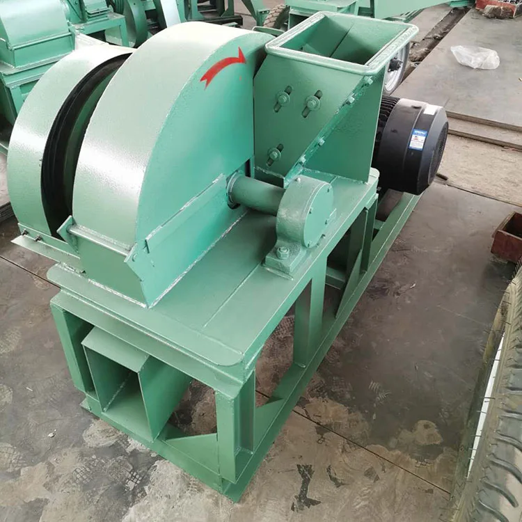 Cow/Pig/Horse/Sheep/Chicken Animals Bedding Wood Shavings Making Machine Mill 7.5kw Power 300KG/h Output Easy Operate AKB-420