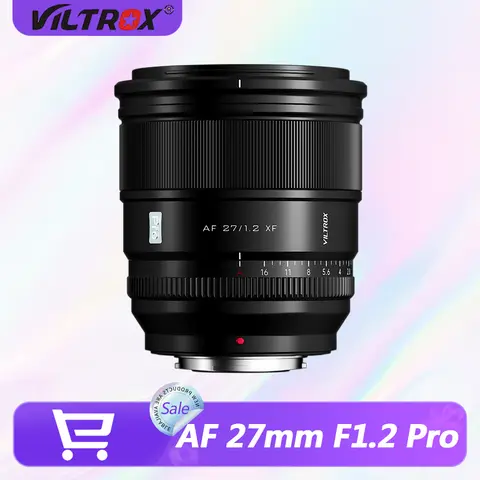 VILTROX APS-C Frame AF 27mm F1.2 Pro Large Aperture Prime Camera Lens for Portrait Photography with Fuji XF Nikon Z Sony E-mount