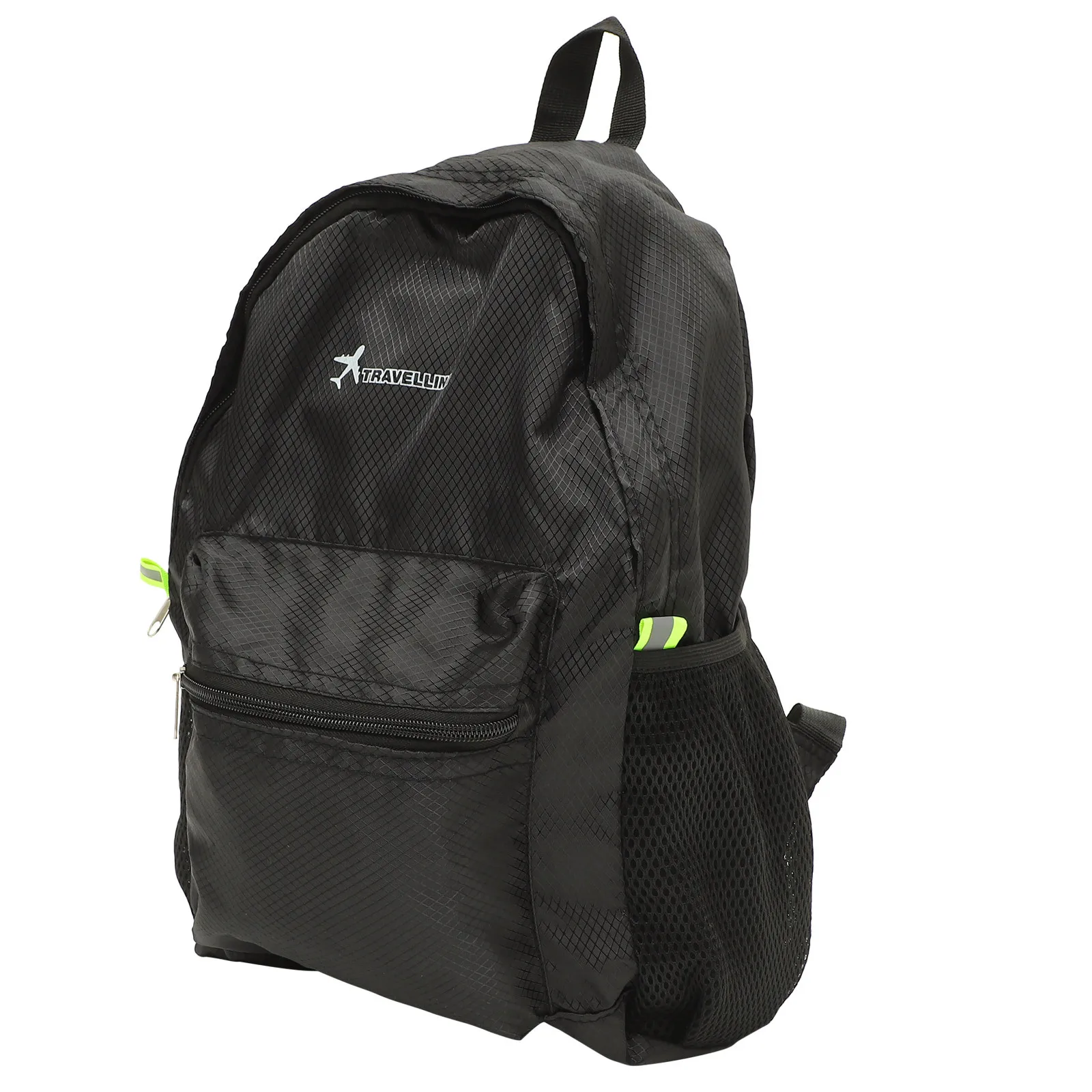 

with Zipper Student Backpacks Ultralight Waterproof Grid Pattern for Hiking