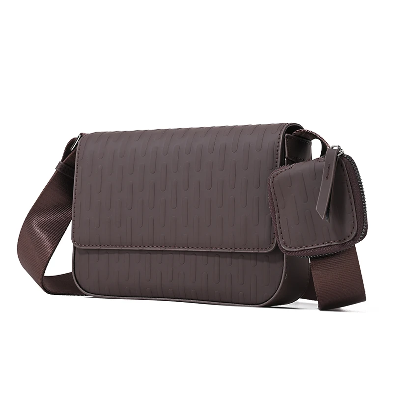 Men's Shoulder Bag, Men's Casual Crossbody Bag, Versatile Flip Cover Mailman Bag, Small Square Bag Crossbody Bags for Men bags