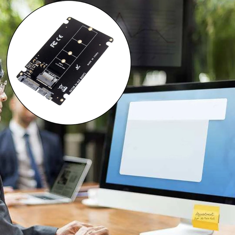 3 إلى M.2 NGFF SSD بطاقة محول قرص صلب بطاقة توسيع محرك الأقراص دعم M.2 مفتاح B بروتوكول SSD