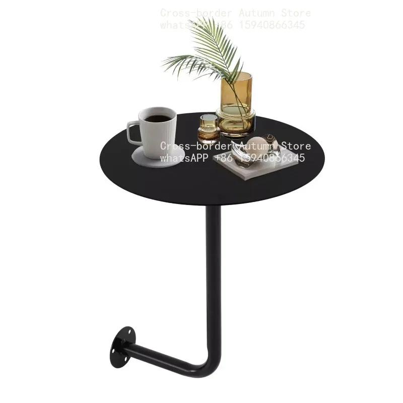 Luxury Glass Round Side Table Modern Minimalist Sofa End Corner Table Living Room Small Accent Table