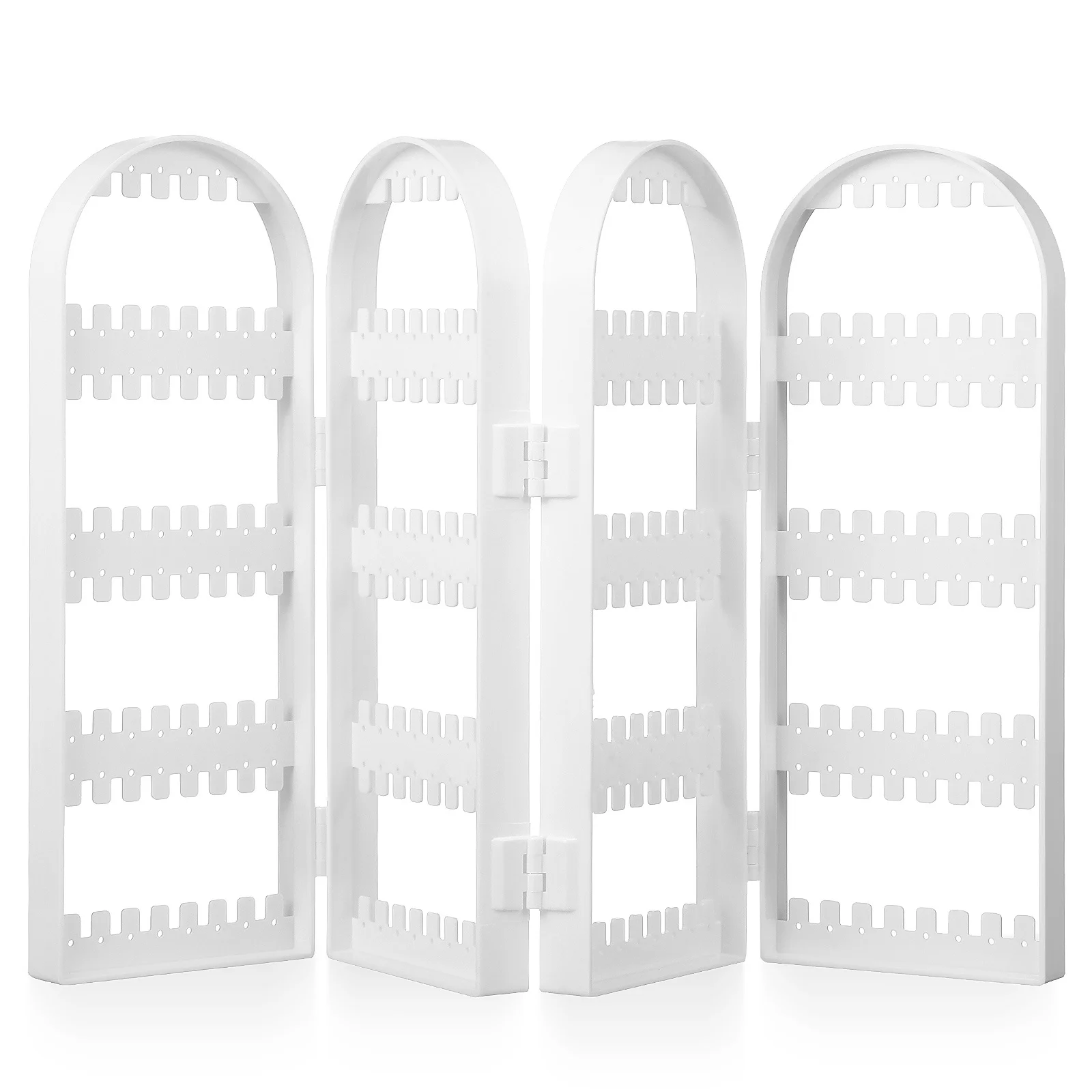 Earring Organizer Foldable Jewelry Display Stand for Bedroom Vanity High Capacity Jewelry Holder for Earrings