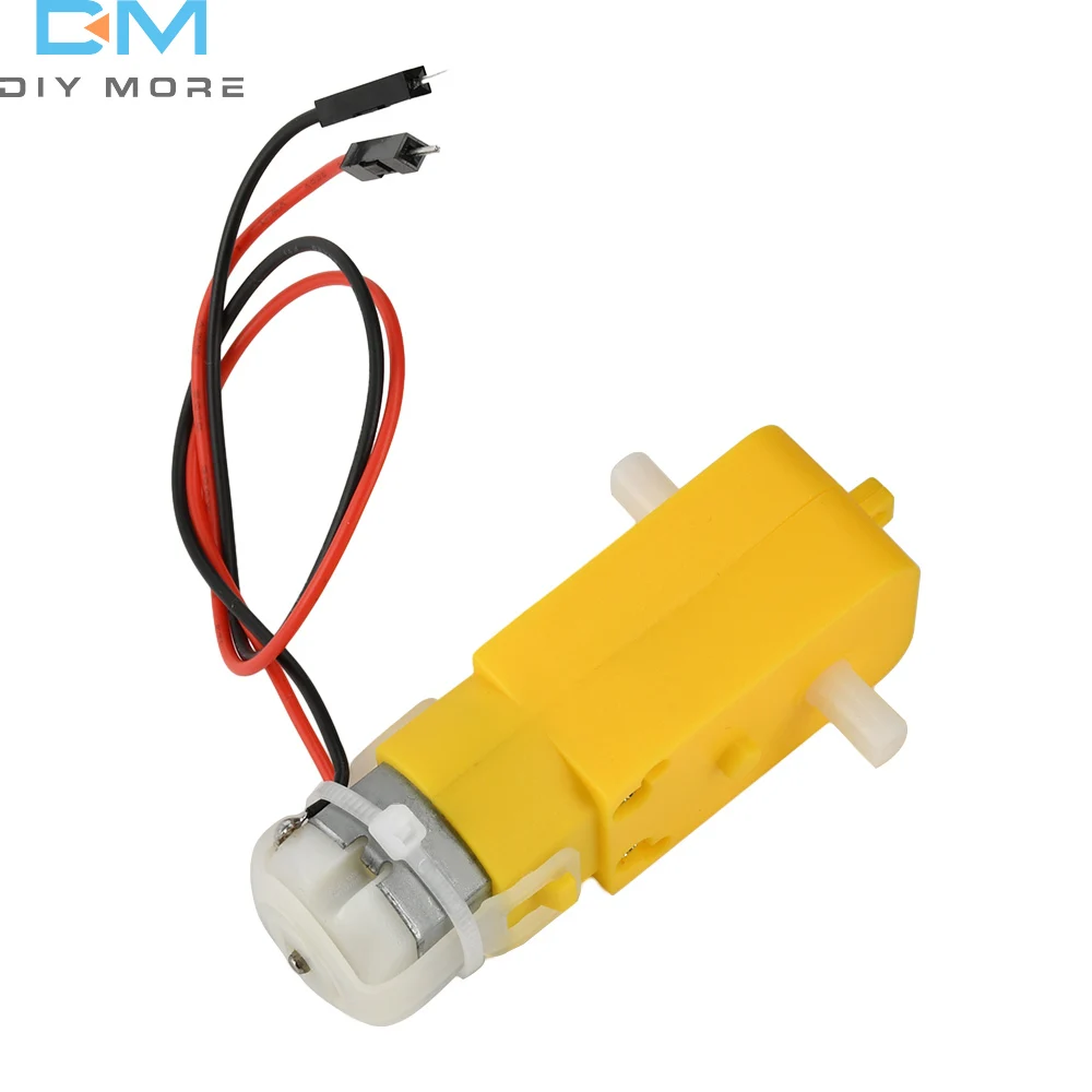 DC 3-6V TT Dual Axis Gear Motor 1:48 Reduction Motor Suitable for Arduino DIY Intelligent Automotive Robot