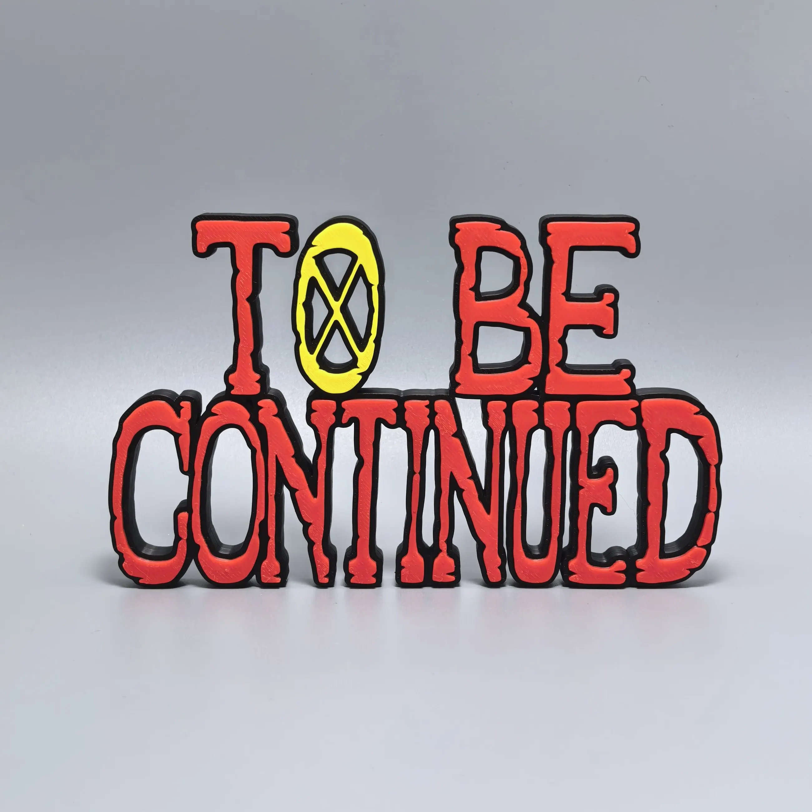 

One Piece To Be Continued 3d Printed Logo Stand Anime Peripheral Creative Desk Decor Model For Adult Anime Collectors Fans