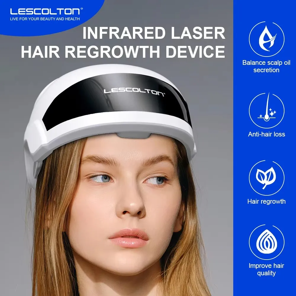 Les colton Männer Haarwuchs Kappe lllt Helm Laser Haarwuchs Haarausfall Laser behandlung Haar schnelles Wachstum Anti Haarausfal