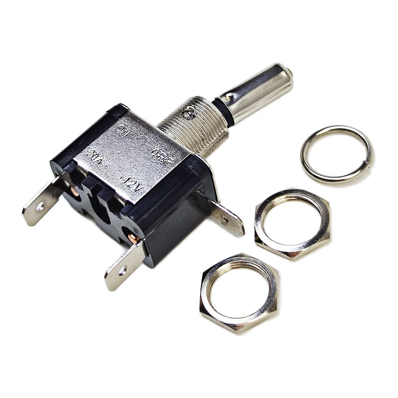 

1Pcs 12V 20A Llluminated LED Toggle Switch Auto Car Boat Truck Red Blue Green Yellow White