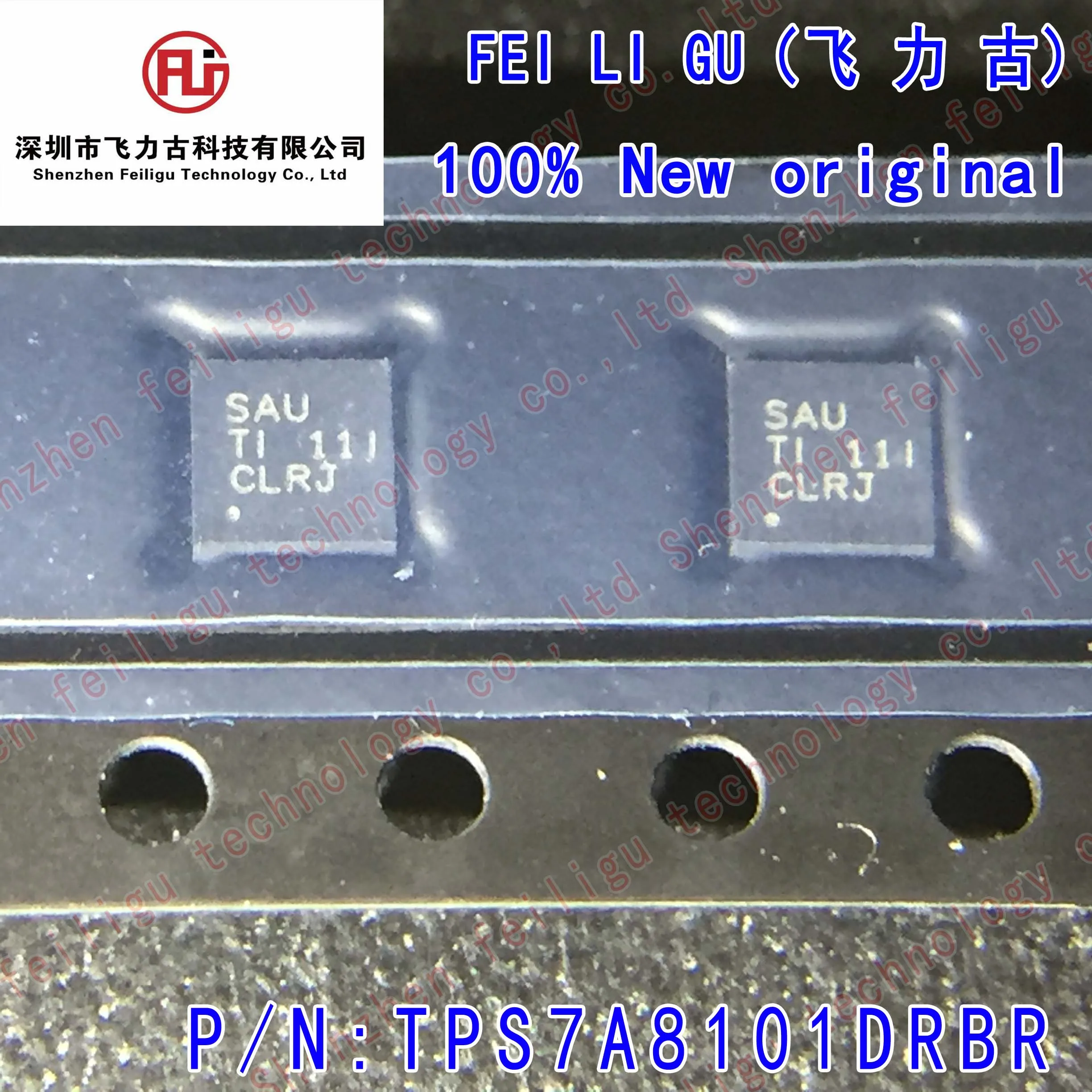 

(5/15/30/50Pieces) New Original TPS7A8101DRBR TPS7A8101DRBT TPS7A8101 Screen Printing:SAU Package:VSON8 Linear Regulator Chip