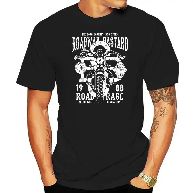 2022 New Fashion Men Tee Shirt Road Rage Motorcycle Generation, Biker Adult Unisex & Female T-Shirt