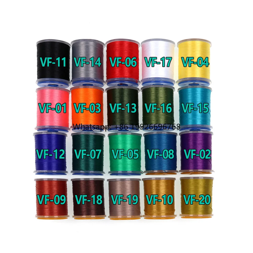 

20 Colors Pro 140D Fly Tying Thread Floss for Flies Trout Bass Fly Tying Material Hybrid Filaments Tying Threads factory
