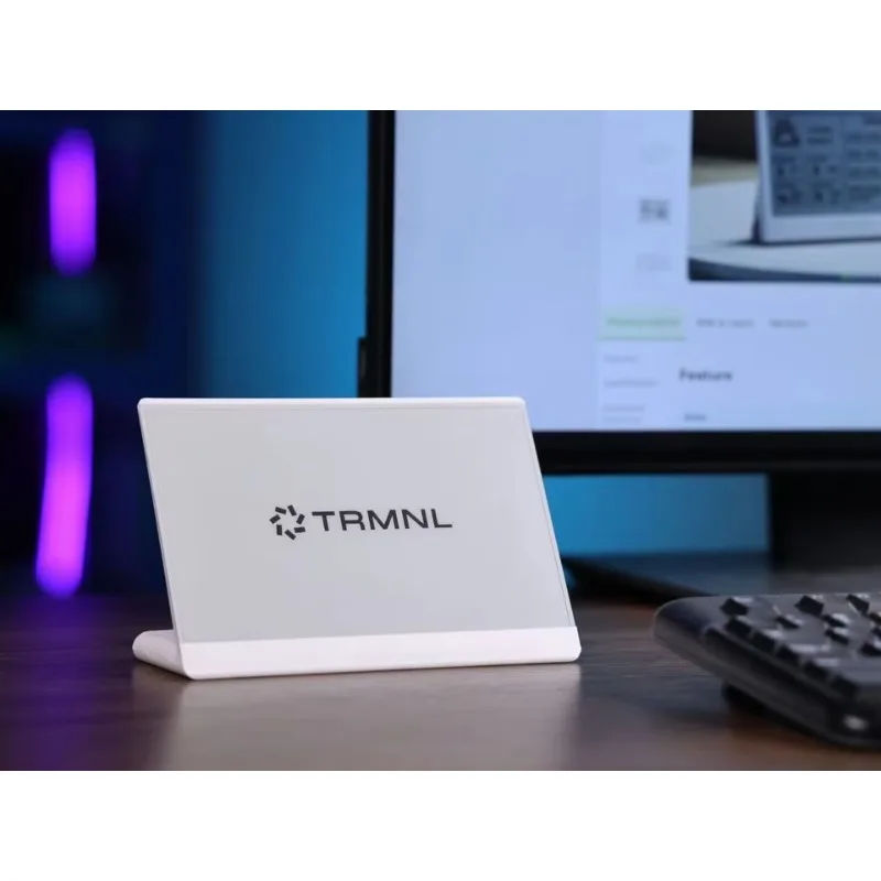 TRMNL BYOD 7.5 E-Ink DIY Kit أحادية اللون 800x480 XIAO ESP32-S3 PLUS لمجموعات لوحات التطوير القابلة لإعادة الشحن المتوافقة مع Arduino