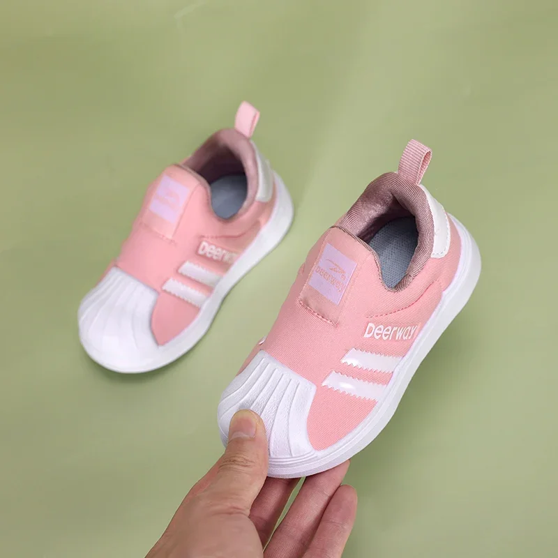 Little Children Comfortable Walking Shoes Colorful Pink Boy Girl Daily Outdoor Sport Shoes Light Running Trainer 9913