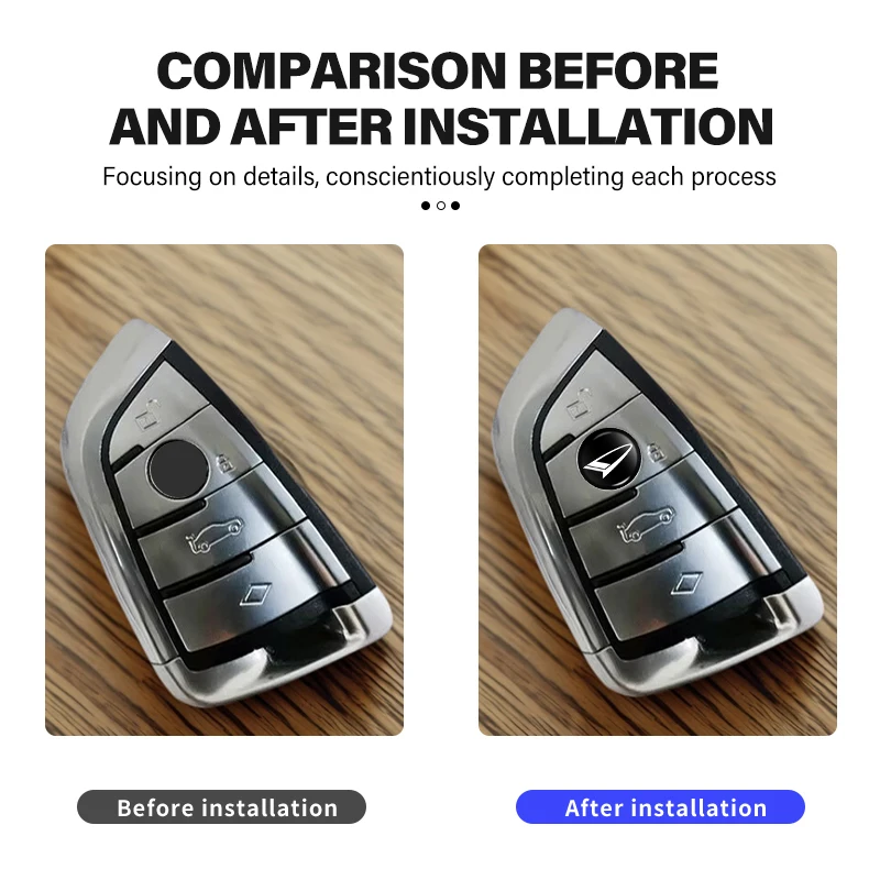 For Daihatsu Car Door Keyhole Sticker Auto Lock Decoration Protection Decal Auto Door Accessories Terios Sirion Mira Materia view 5