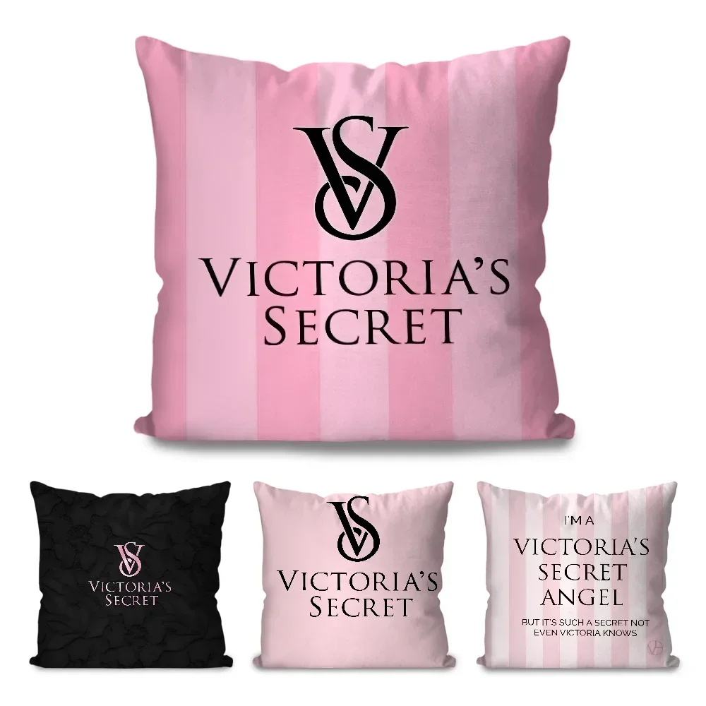 V-Victorias-Fashion-S-Secret Pillow Case Hot Game Pillow Covers Cartoon Sofa Decorative Home Double-sided Printing Short Plush