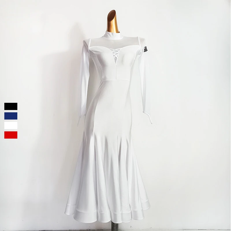 Neue Sexy Modern Dance Röcke National Standard Frauen Ballroom Dance Kleider Walzer Performance Kostüme