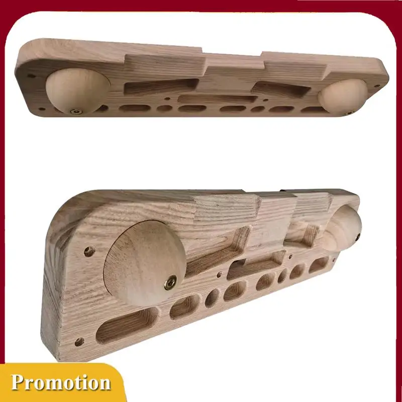 

Hot!1Set Wooden Training Board Sports Fitness Trainer Rock Climbing Trainer Equipment Wood Color