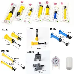 MouldKing-Joli de pompe à air à ressort poussoir, compatible LEGO 19476, 47225, 19482, blocs de briques, accessoires technologiques, intervalles pneumatiques