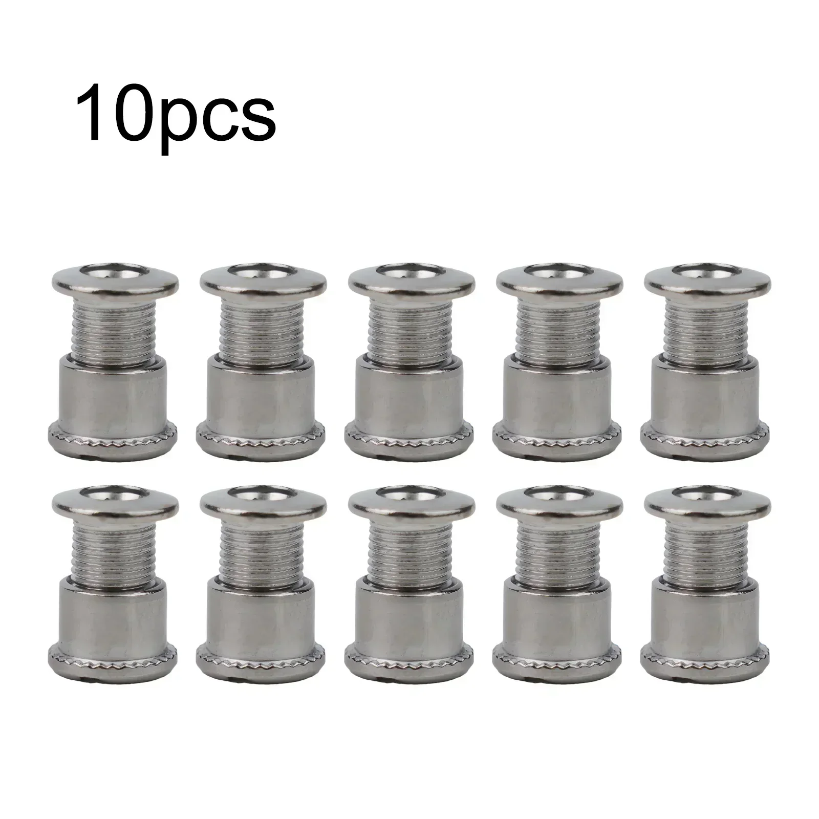 10pcs For Each Single/Double/Triple Chainring Bolts Screws Disc Crankset Nuts Chainwheel Fit For Road Bike Mountain Bike