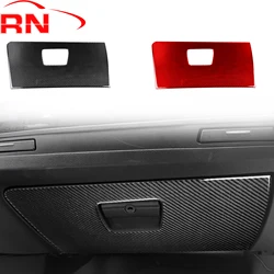 For BMW 3 Series E90 2005-2012 Modified Carbon Fiber Co-Pilot Storage Box Interior Accessories Piano Black Decorative Sticker