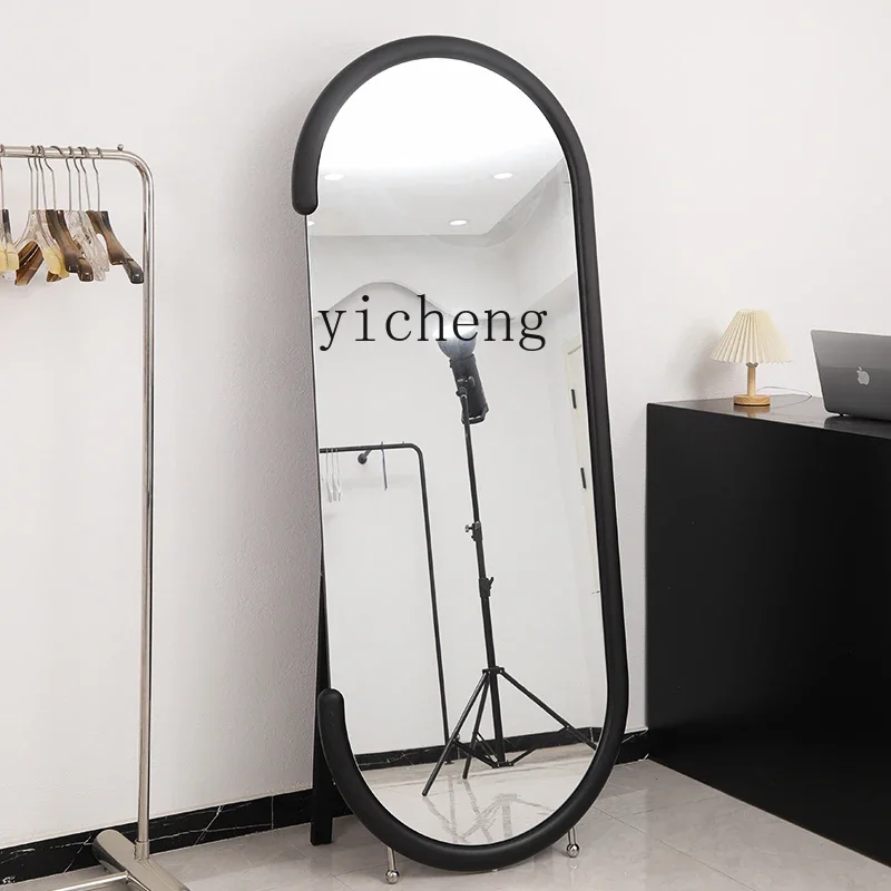 ZK clothing store mirror art ins home hanging fitting full body mirror irregular