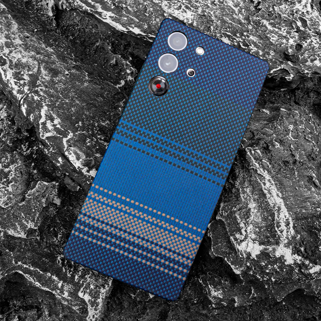 

Carbon Fiber Phone Case for Nubia Red Magic 10 Pro Real Luxury Aramid Fiber Cover for Nubia Red Magic 10 Pro Plus Shell