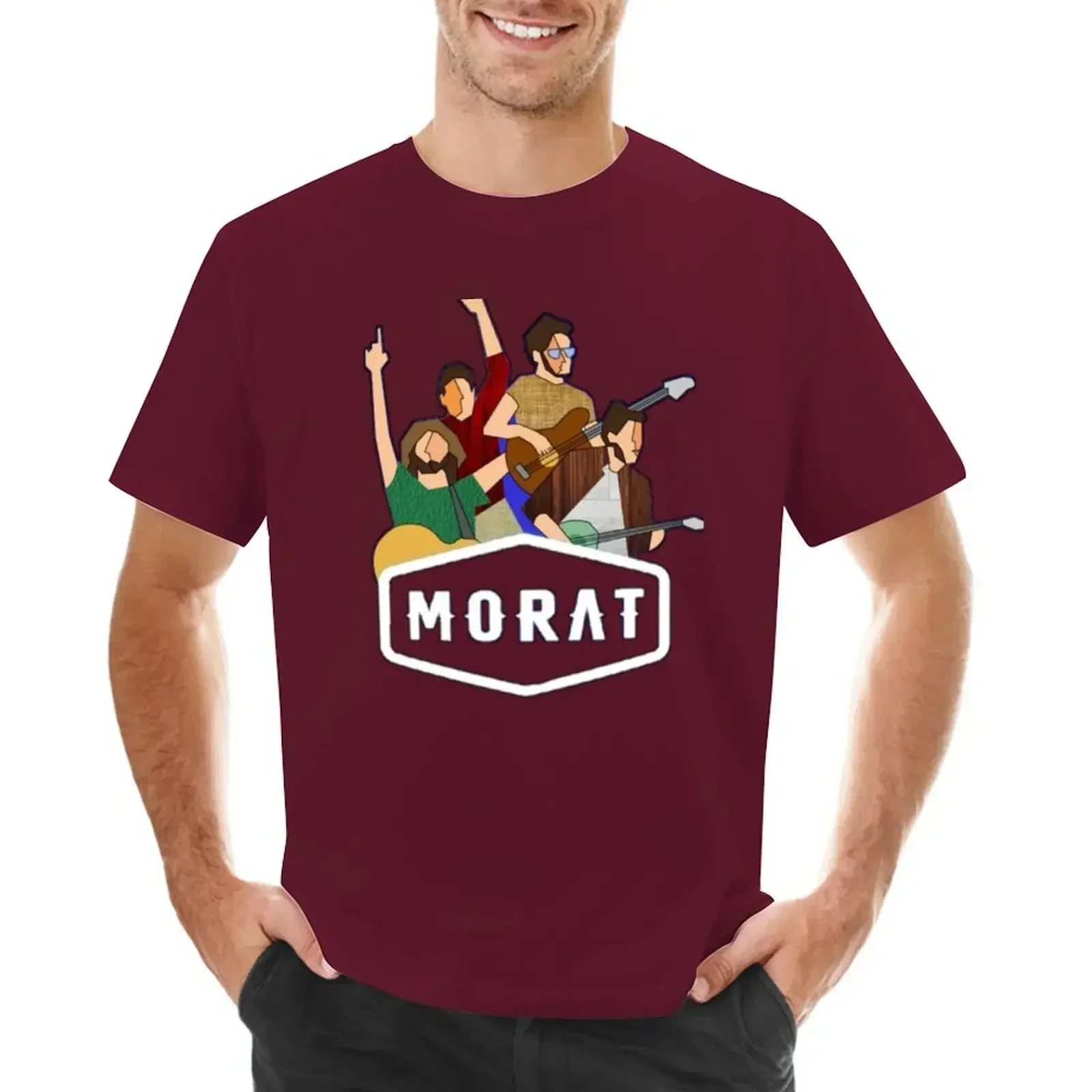 short sleeve mens graphic t shirts pack 2024 New Morat T-shirt  vintage Summer  New Arrival  anime clothes streetwear 2024