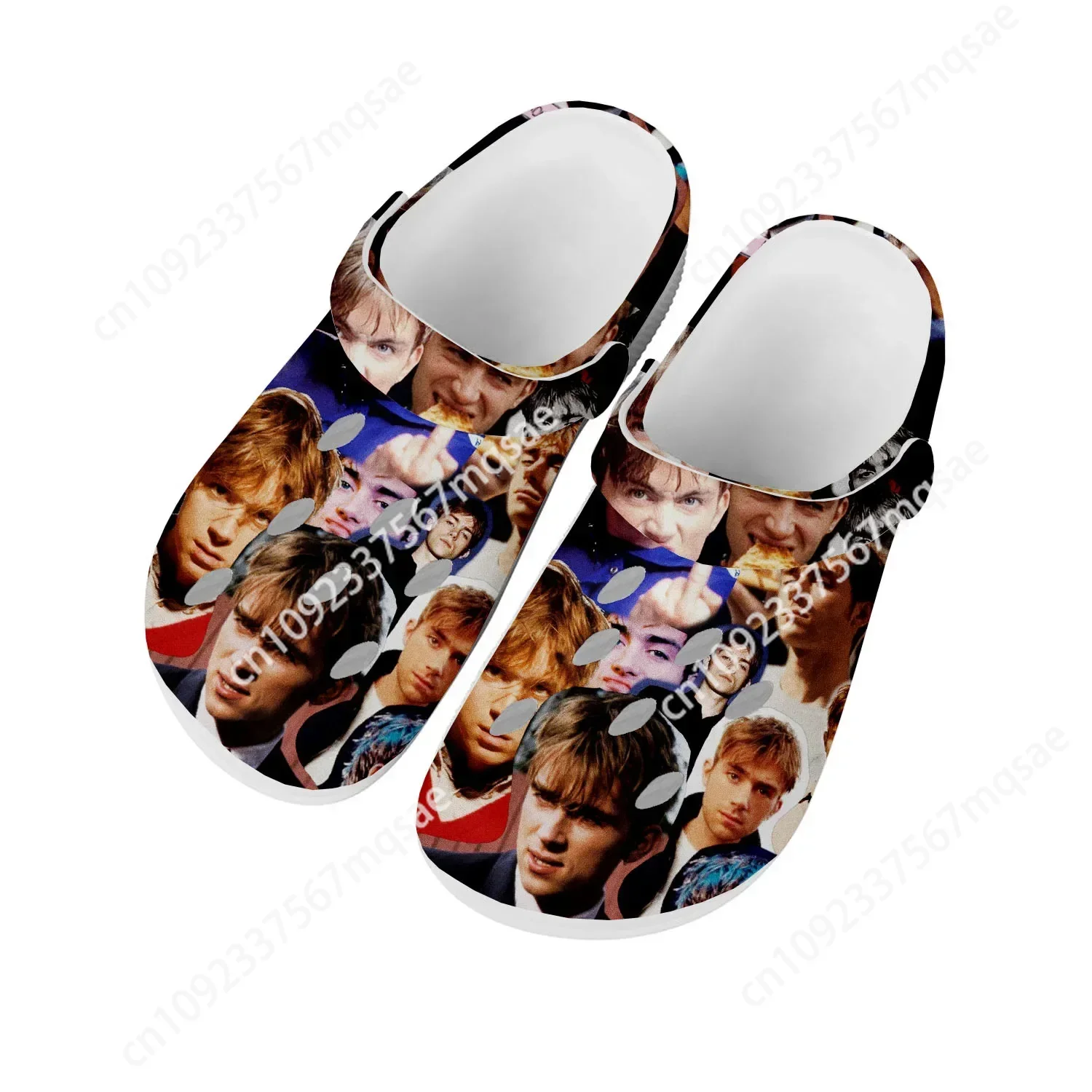 

B-Blur Rock Band Home Clogs Men Women Youth Boy Girl B-Band High Quality Customize Water Shoe Garden Beach Hole Slippers Sandals