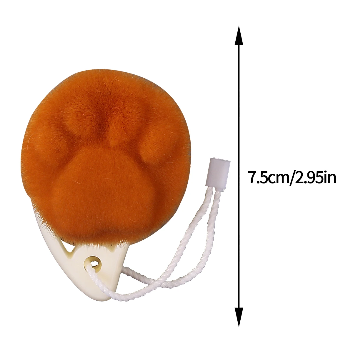 Nouveau produit: 1 pièces boîte transparente ensemble chat patte impression brosse de nettoyage des ongles douce, un outil à ongles portable de voyage multifonctionnel