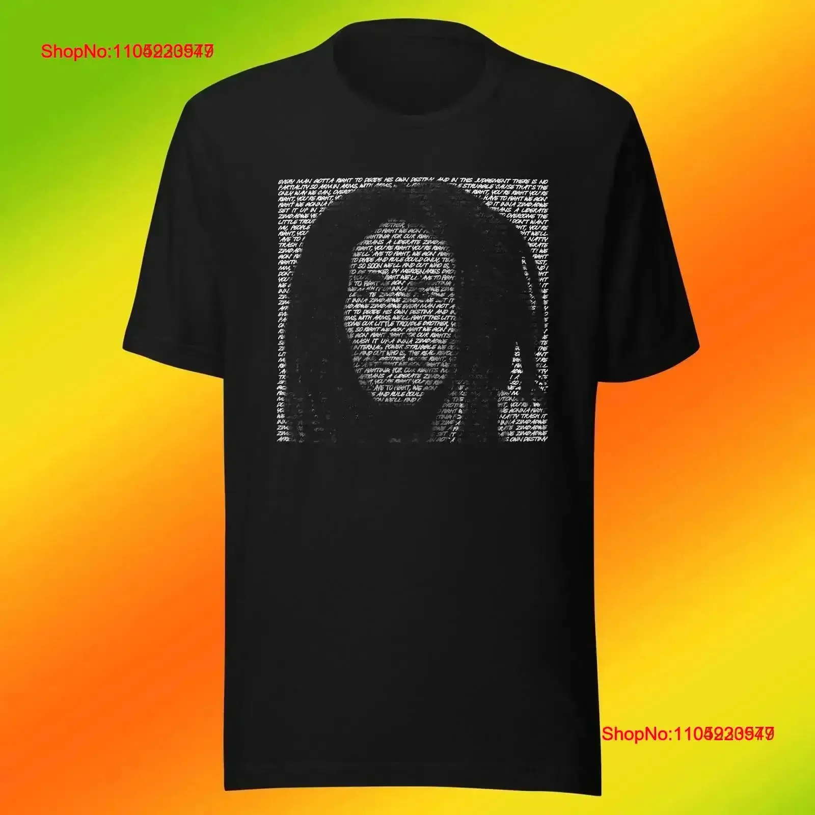 

Эксклюзивная футболка Bob Marley Zimbabwe Lyric Fan Art в стиле регги, уникальные товары One Love Survival, винтажная мытая мужская футболка