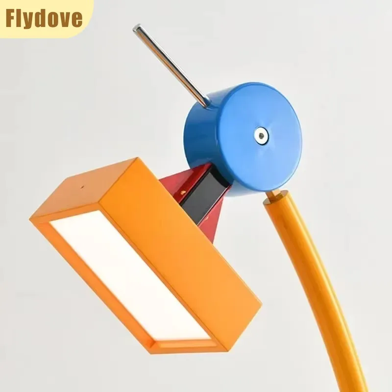 Full Spectrum Eye Protection Lighting Desk Lamp Creative Long Arm Decorative Lamp Modern Living Room Bedroom Vertical Floor Lamp