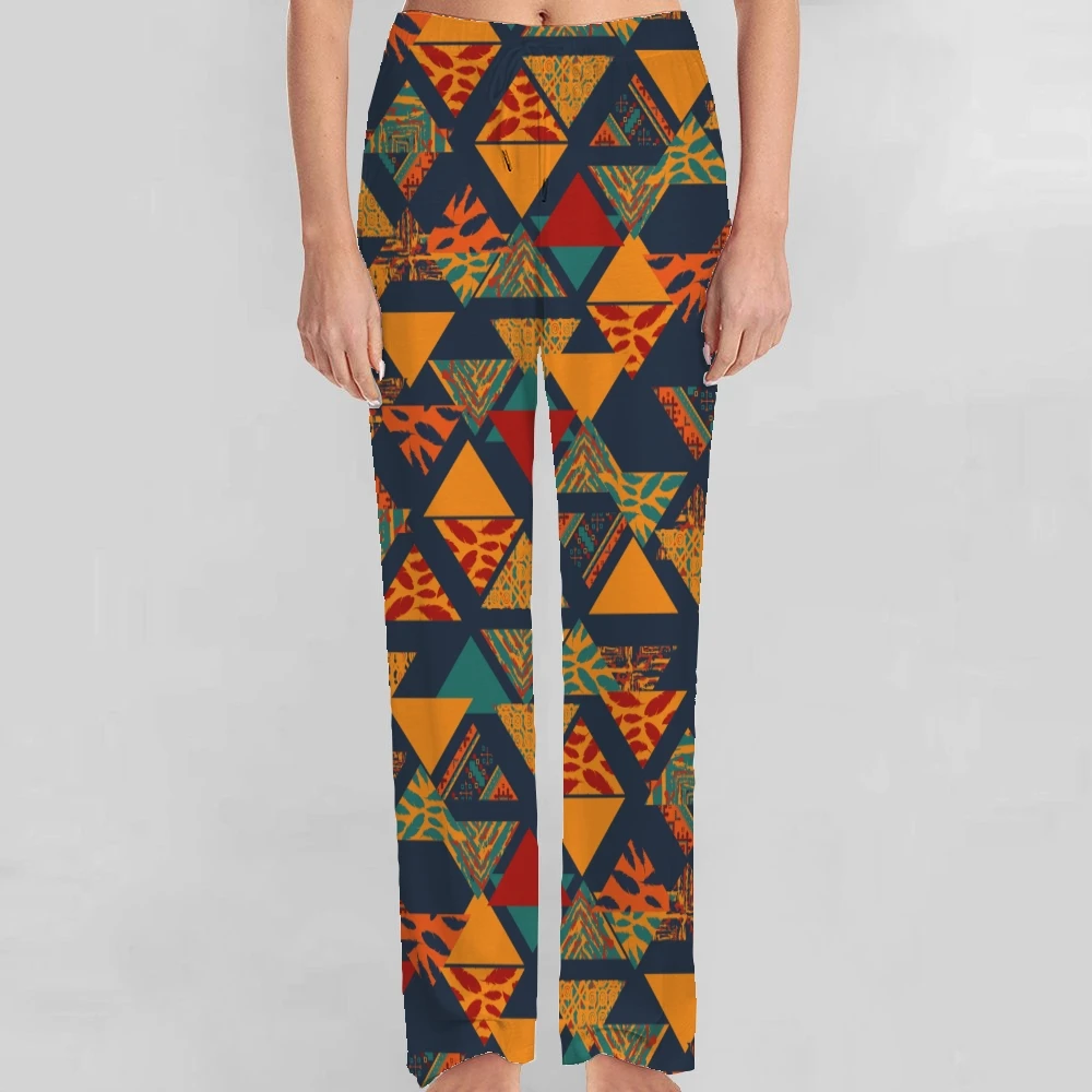 Geometrische Etnische Schattige Pyjama Broek Heren Dames Loungebroek Superzacht Unisex Slaap Pyjama Broekje Met Zakken Trekkoord